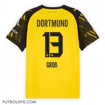 Camiseta Borussia Dortmund Pascal Gross #13 Primera Equipación 2025-26 manga corta Camiseta Borussia Dortmund Pascal Gross #13 Primera Equipación 2025-26 manga corta